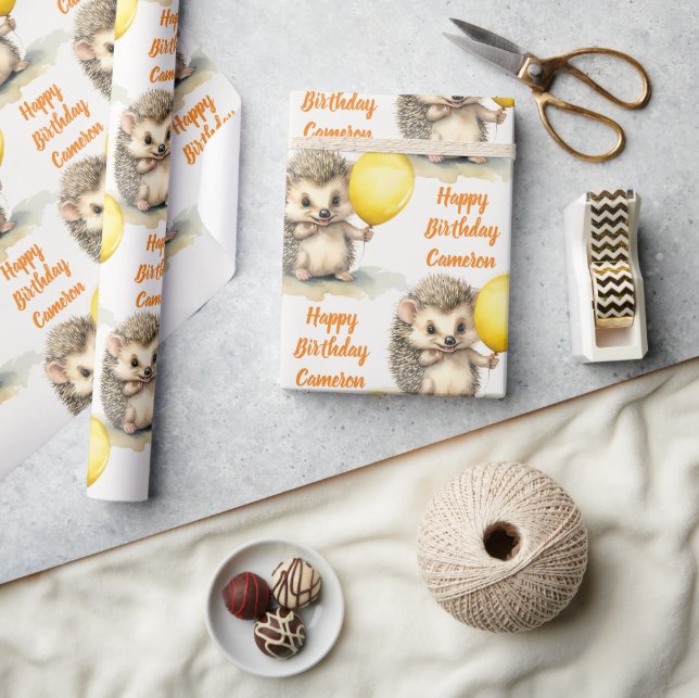 Papel De Regalo Sexo de la pederasta del bebé Cumpleaños Personali (Artesanía)