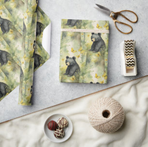 Papel De Regalo Sexo del oso bebé Neutral