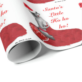 Papel De Regalo Sexy Santa Pinup Chica Navidades festivos regalo