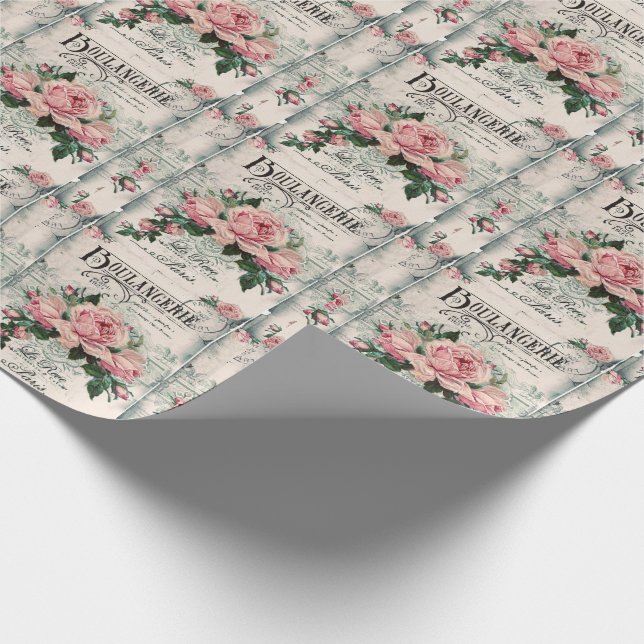 Papel De Regalo shabby chic, decoupage, victorian, french chic, pa (Esquina)