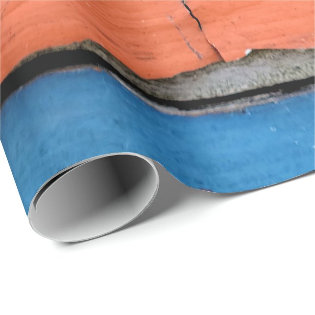 Papel De Regalo Shabby Chic Wood con problemas (Esquina del rollo)