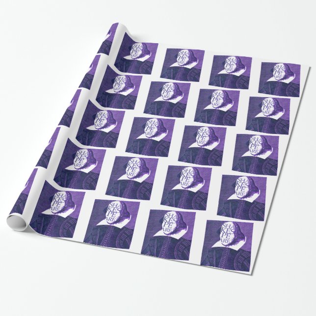 Papel De Regalo Shakespeare Stylized bosquejo (Desenrollado)