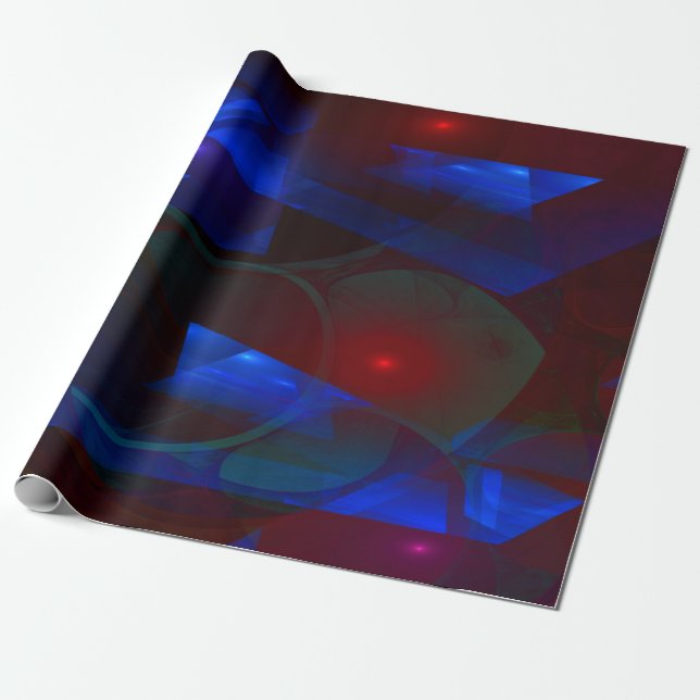 Papel De Regalo Shards 3D Flame Fractal (Desenrollado)