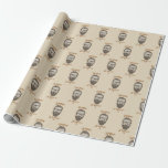 Papel De Regalo Shave & A Haircut Retro Barber Shop Tipo Gráfico W<br><div class="desc">papel de envoltura de personalizado</div>