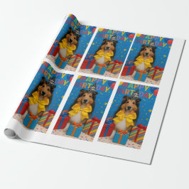 Papel De Regalo Sheltie Birthday Party