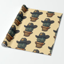 Sheriff Spike-Cactus Character