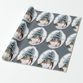 Papel De Regalo Shetland Sheepdog Trio Navidades