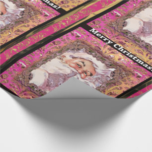 Papel De Regalo ¡Shh! Son Navidades rosados de Santa Victoria