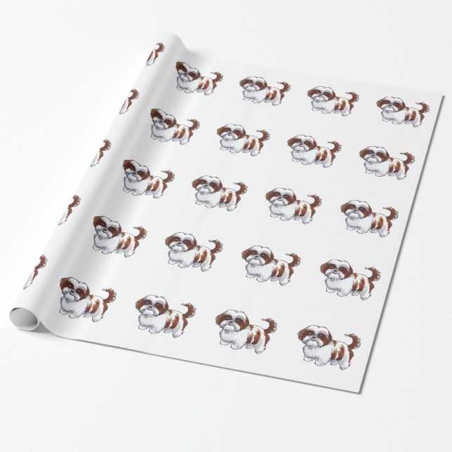 PAPEL DE REGALO SHIH TZU (Desenrollado)