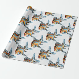 Papel De Regalo Shubunkin Naranja
