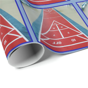 Papel De Regalo Shuffleboard a bordo