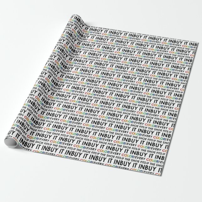 PAPEL DE REGALO SI EL ZAPATILLO ESTÁ BIEN... (Desenrollado)