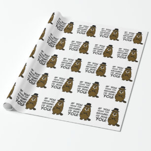 Papel De Regalo Si fueras el suelo, ¡te ataría!