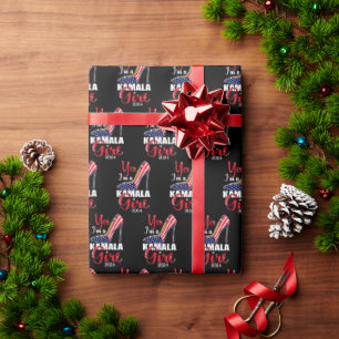 Papel De Regalo Sí, soy un Chica de Kamala Harris, Stilettos High 