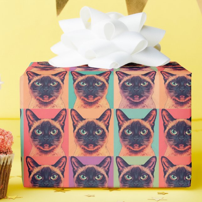 Papel De Regalo Siamese cat wrapping paper (Subido por el creador)