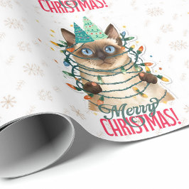 Papel De Regalo Siamese cat wrapping paper