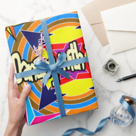 Papel De Regalo Siempre bailando con las estrellas retro