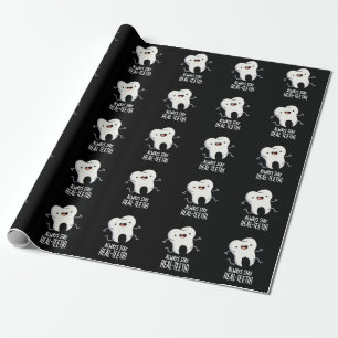 Papel De Regalo Siempre Mantén Sana la Sonrisa Dientes Divertido C