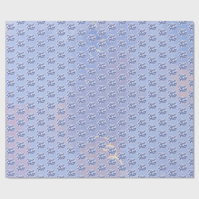 Papel De Regalo Sigue Adelante (Superficie plana)