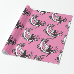 Papel De Regalo Silhouette de la luna Thunder_Cove