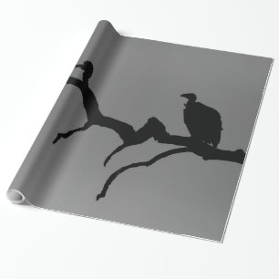 Papel De Regalo Silhouette Vulture