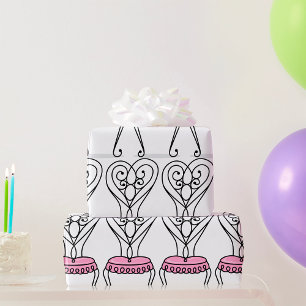 Papel De Regalo Silla Rosa