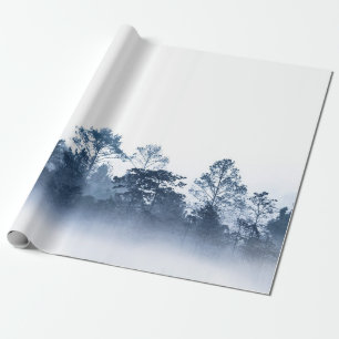 Papel De Regalo silueta de múltiples capas de selva tropical