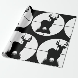 Papel De Regalo Silueta de objetivo de caza de venados