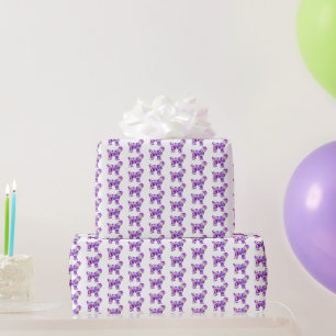 Papel De Regalo Silueta de perro Terrier Tibetano PPYB Cumpleaños