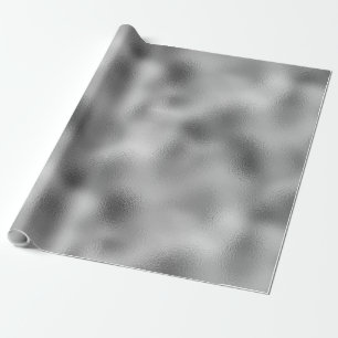 Papel De Regalo Silver Glitz