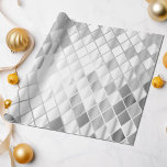 Papel De Regalo Silver Gray Diamond Pattern All Occasion<br><div class="desc">Silver Gray Diamond Pattern All Occasion Wrapping Paper. Perfect pattern for any occasion.</div>