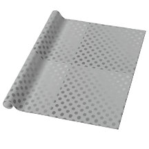 Silver Linen Wrapping Paper