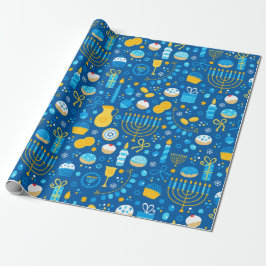 Papel De Regalo Simbolismo de Hanukkah