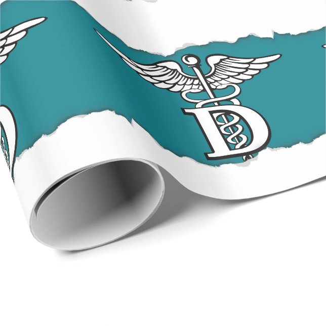 Papel De Regalo Símbolo de la odontología (Esquina del rollo)