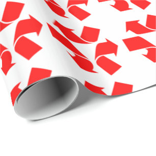 Papel De Regalo Símbolo de no reciclar