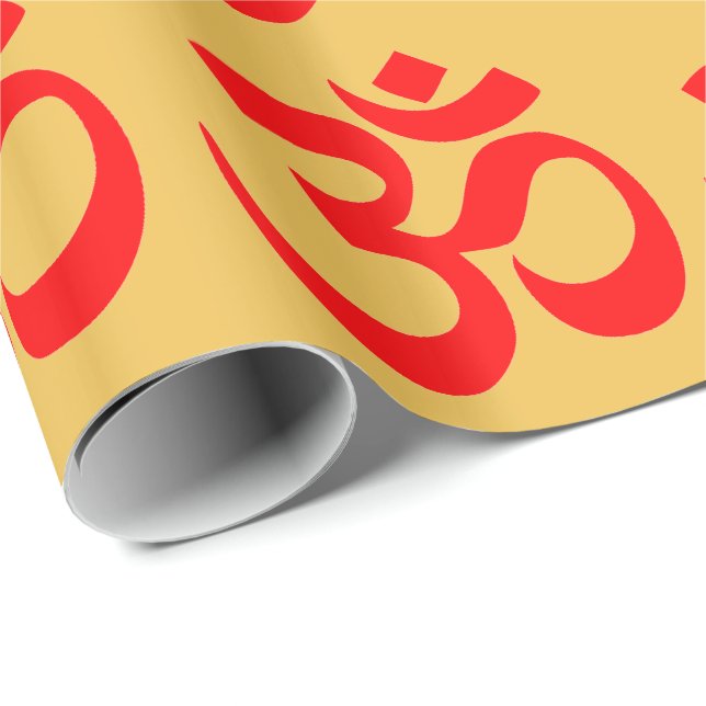 Papel De Regalo "Símbolo de OM " (Esquina del rollo)