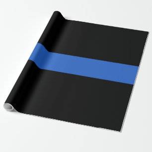Papel De Regalo Símbolo de solidaridad de la bandera azul de la L