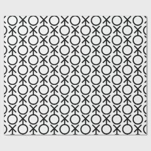 Papel De Regalo símbolo no binario género identidad de sexualidad 