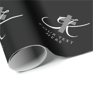 Papel De Regalo Símbolo religioso de la cruz cristiana personaliza