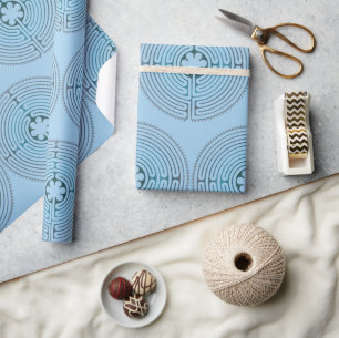 Papel De Regalo Símbolo sagrado de geometría - Laberinto de Chartr