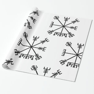 Papel De Regalo Símbolo vikingo Vegvisir