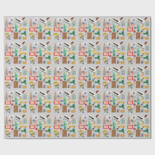 Papel De Regalo Símbolos de la ciudad de Nueva York