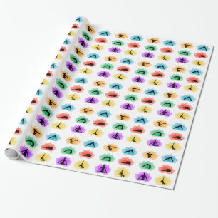 Papel De Regalo símbolos de la yoga y de la meditación