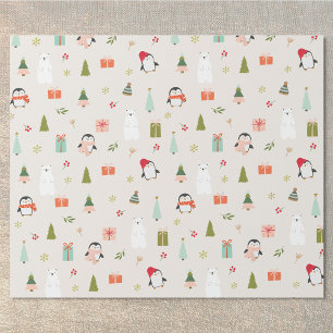 Papel De Regalo Símbolos de Navidades modernos