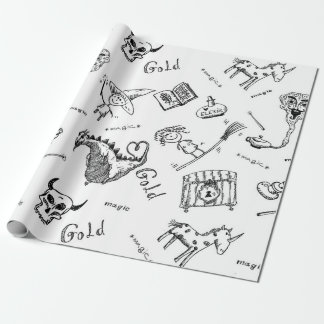 Papel De Regalo Símbolos mágicos