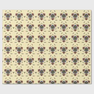 Papel De Regalo Simetría de Crema Zen