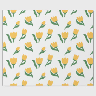 Papel De Regalo Simple Hand Drawn Watercolor Floral Girl Birthday