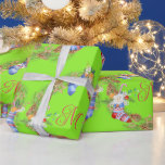 Papel De Regalo Simple Merry Christmas Wreath Red Green Letter<br><div class="desc">Este Navidad Diseño sencillo de papel de envolvimiento con bayas,  pino,  verde,  flores de color amarillo anaranjado,  verde,  rojo y caligrafía manuscrito "Carta" son una buena característica para su decoración de regalo esta temporada de vacaciones. Si necesitas otros artículos con este diseño,  por favor envíame un e-mail a t.dyomushkina@gmail.com</div>