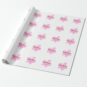 Papel De Regalo simple mínimo añadir el nombre texto regalo de la 