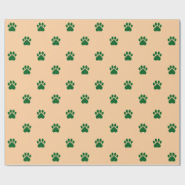 Papel De Regalo Simple Paw Print Pattern Wrapping Paper